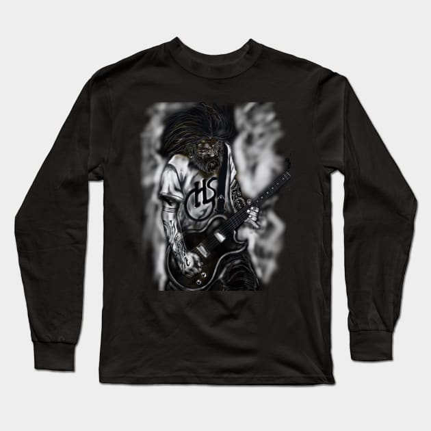 play guitar Long Sleeve T-Shirt by hotstone